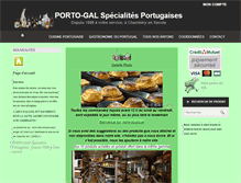 Tablet Screenshot of boutique.porto-gal.com